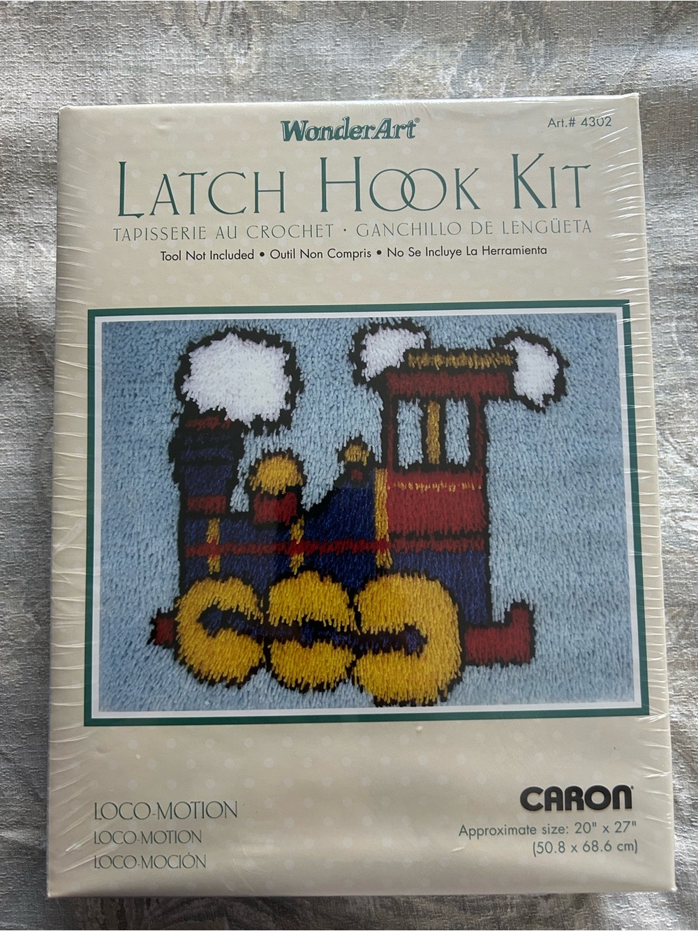 Latch Hook Train kit- NEW UNOPENED